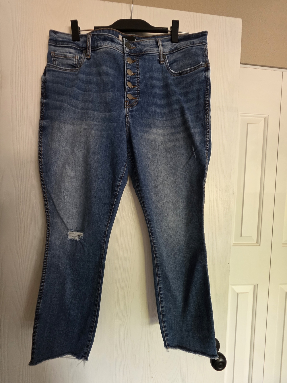 Kut from the Kloth Petite High Rise Donna Fab Ab Ankle Skinny Jeans - Size 14